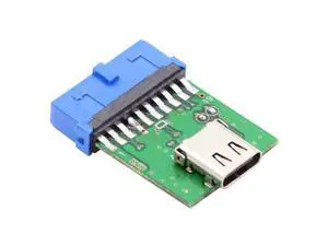 Single Port USB 3.1 Type C USB-C Female to USB 3.0 Motherboard 19pin 20pin Header Adapter PCBA 5Gbps Single Port USB 3.1 Type C USB-C Female to USB 3.0 Motherboard 19pin 20pin Header Adapter PCBA 5Gbps