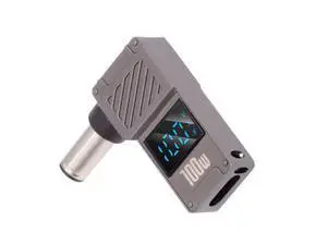 USB C to DC Adapter,USB C Female to DC 7.4x5.0mm HP Barrel Jack Plug PD 100W Laptop Fast Charging Adapter with Wattage Display USB C to DC Adapter,USB C Female to DC 7.4x5.0mm HP Barrel Jack Plug PD 100W Laptop Fast Charging Adapter with Wattage Display