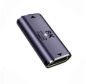 HDMI Female to HDMI 2.1 Female UHD Extension Gold Converter Adapter Support 8K 60hz HDTV HDMI Female to HDMI 2.1 Female UHD Extension Gold Converter Adapter Support 8K 60hz HDTV