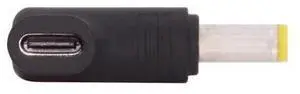 USB 3.1 Type C USB-C Female to DC 12V 5.5x2.5mm Plug Adapter PD Emulator Trigger 90 Degree Angled USB 3.1 Type C USB-C Female to DC 12V 5.5x2.5mm Plug Adapter PD Emulator Trigger 90 Degree Angled