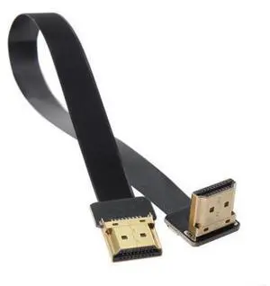 CYFPV FPV HDMI Male to Up Angled 90D HDMI Male HDTV FPC Flat Cable for FPV HDTV Multicopter Aerial Photography CYFPV FPV HDMI Male to Up Angled 90D HDMI Male HDTV FPC Flat Cable for FPV HDTV Multicopter Aerial Photography