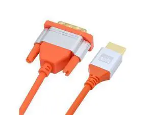 HDMI 4K to DVI Ultra Soft High Flex HDTV Cable Hyper Super Flexible Cord High Speed Type-A Male to 24+1 Male for Computer HDTV 50cm HDMI 4K to DVI Ultra Soft High Flex HDTV Cable Hyper Super Flexible Cord High Speed Type-A Male to 24+1 Male for Computer HDTV 50cm