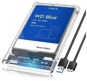 2.5'' External Hard Drive Enclosure USB 3.0 to SATA III Tool-Free Clear Hard Disk Case for 2.5 inch 7mm 9.5mm SATA HDD SSD Max 6TB Support UASP(2139U3) 2.5'' External Hard Drive Enclosure USB 3.0 to SATA III Tool-Free Clear Hard Disk Case for 2.5 inch 7mm 9.5mm SATA HDD SSD Max 6TB Support UASP(2139U3)