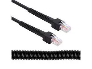 RJ45 Cat6 8P8C UTP Male to Male Stretch Coiled Cable LAN Ethernet Network Patch Cord 200cm RJ45 Cat6 8P8C UTP Male to Male Stretch Coiled Cable LAN Ethernet Network Patch Cord 200cm