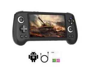 RG556 Retro Handheld Game Consoles No Card Retro Game Console Android 13 System 5.48-inch AMOLED Screen Unisoc T820 Processor, Retro Gaming Console 5500mAh Battery Lasting 8 Hours(Black) RG556 Retro Handheld Game Consoles No Card Retro Game Console Android 13 System 5.48-inch AMOLED Screen Unisoc T820 Processor, Retro Gaming Console 5500mAh Battery Lasting 8 Hours(Black)