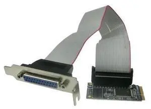 mini PCI-e to IEEE 1284 Parallel Card MINI-PCI Express to DB25 Printer LPT Port Adapter mini ITX converter card mini PCI-e to IEEE 1284 Parallel Card MINI-PCI Express to DB25 Printer LPT Port Adapter mini ITX converter card