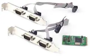 Mini PCIe to Serial RS-232 port DB9 Adapter 4 ports RS232 to Mini PCI-e Card chipset converter card Mini PCIe to Serial RS-232 port DB9 Adapter 4 ports RS232 to Mini PCI-e Card chipset converter card