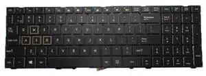 Laptop Keyboard For MACHENIKE F117-V Black United States US With Backlit Laptop Keyboard For MACHENIKE F117-V Black United States US With Backlit