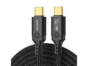USB5 / Thunderbolt 5 Active Cable 120Gbps, 240W PD, 16K@60Hz, Dual Type-C, for Laptop, Monitor, eGPU & High-Performance Docking USB5 / Thunderbolt 5 Active Cable 120Gbps, 240W PD, 16K@60Hz, Dual Type-C, for Laptop, Monitor, eGPU & High-Performance Docking