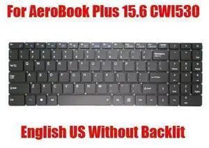 Laptop Replacement Keyboard For Chuwi AeroBook Plus 15.6 CWI530 English US Black Laptop Replacement Keyboard For Chuwi AeroBook Plus 15.6 CWI530 English US Black
