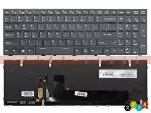 Laptop Keyboard For PowerSpec 1510 English US Black With Backlit Laptop Keyboard For PowerSpec 1510 English US Black With Backlit