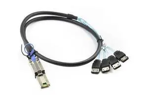 MINI SAS SFF-8088 26P to 4X E-SATA 7P Female Server Hard Drive Connection Cable MINI SAS SFF-8088 26P to 4X E-SATA 7P Female Server Hard Drive Connection Cable