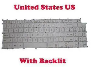 Backlit Keyboard For 15U70P 15U70P-P 15Z995 15Z995-U English White color No Frame Backlit Keyboard For 15U70P 15U70P-P 15Z995 15Z995-U English White color No Frame