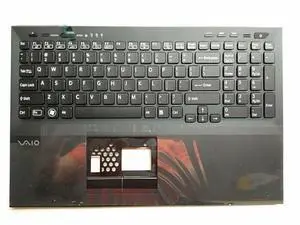 replacement keyboard for Sony VAIO VPC-SE VPCSE VPCSE13FX VPCSE2HFX Palmrest US replacement keyboard for Sony VAIO VPC-SE VPCSE VPCSE13FX VPCSE2HFX Palmrest US