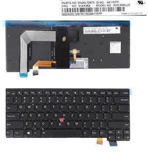 US Keyboard for ThinkPad T460S BLACK With Point Stick Backlit (No for T460) US Keyboard for ThinkPad T460S BLACK With Point Stick Backlit (No for T460)