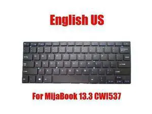 Laptop Keyboard For Chuwi MijaBook 13.3 CWI537 English US Black Without Frame Laptop Keyboard For Chuwi MijaBook 13.3 CWI537 English US Black Without Frame