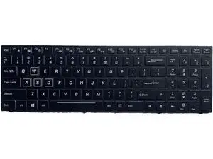 Laptop Keyboard For PowerSpec 1710 English US Black With Backlit black Laptop Keyboard For PowerSpec 1710 English US Black With Backlit black