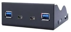 Dual 5Gb/s USB 3.1 Type-C + USB 3.0 HUB 19Pin USB to Dual USB3.0 USB-C adapte 3.5 Front Panel Floppy Disk Bay Dual 5Gb/s USB 3.1 Type-C + USB 3.0 HUB 19Pin USB to Dual USB3.0 USB-C adapte 3.5 Front Panel Floppy Disk Bay