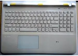replacement keyboard for SONY SVF1521E6E SVF15214CXW SVF152C29L US Palmrest cover white replacement keyboard for SONY SVF1521E6E SVF15214CXW SVF152C29L US Palmrest cover white