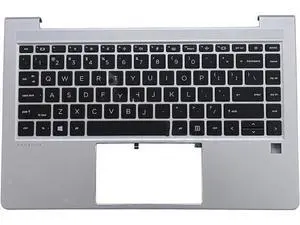 Replacement Laptop Backlit US Keyboard for ProBook 440 G9 445 G9 N01287-001 Silver Palmrest Top Replacement Laptop Backlit US Keyboard for ProBook 440 G9 445 G9 N01287-001 Silver Palmrest Top