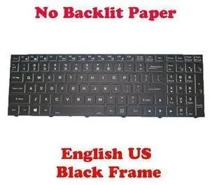No Backlit Keyboard For CLEVO NJ50CU CVM18H93US94304 6-80-NJ500-01A-1 English No Backlit Keyboard For CLEVO NJ50CU CVM18H93US94304 6-80-NJ500-01A-1 English
