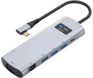 12 in 1 Type C Adapter, USB C Hub with 4K, VGA, HD, 3.5mm Audio, RJ45, SD/TF, USB3.0x3 12 in 1 Type C Adapter, USB C Hub with 4K, VGA, HD, 3.5mm Audio, RJ45, SD/TF, USB3.0x3