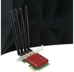 PCIe network card 1900M wireless WIFI network adapter RTL8814AE chip 4 Antenna 2.4G/5G Dual Band WIFI PCIe network card 1900M wireless WIFI network adapter RTL8814AE chip 4 Antenna 2.4G/5G Dual Band WIFI