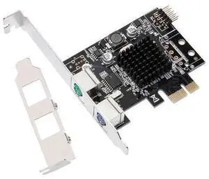 FOR PCIE To PS/2 Expansion Card PS2 Mouse Keyboard PCI-E Round Port Adapter Card Old Desktop Installation FOR PCIE To PS/2 Expansion Card PS2 Mouse Keyboard PCI-E Round Port Adapter Card Old Desktop Installation