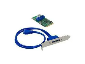Mini PCIE to 19PIN USB3.0 expansion card 720202 chip 20pin to 2 port usb 3.0 mini pci-e to usb adapter Mini PCIE to 19PIN USB3.0 expansion card 720202 chip 20pin to 2 port usb 3.0 mini pci-e to usb adapter