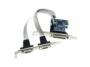 PCI-e to Serial Paralle Card PCI Express to DB25 DB9 COM Convertor Card PCIE to RS232 Adapter PCI-e to Serial Paralle Card PCI Express to DB25 DB9 COM Convertor Card PCIE to RS232 Adapter