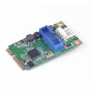 Mini PCIE USB Adapter Mini PCI-e to 2 port USB3.0 20PIN 19pin to mpcie Adapter Card usb 3.0 HUB Mini PCIE USB Adapter Mini PCI-e to 2 port USB3.0 20PIN 19pin to mpcie Adapter Card usb 3.0 HUB