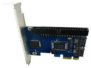 PCI-E to SATA2.0 raid card PCIe to dual SATA + IDE 40pin controller adapter PCI-E to SATA2.0 raid card PCIe to dual SATA + IDE 40pin controller adapter
