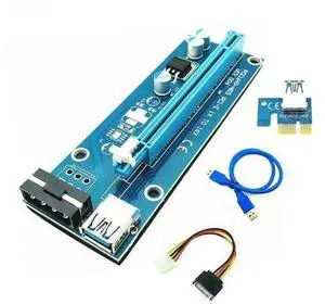 FOR PCI-E Riser Card 30CM 60CM 100CM USB3.0 Cable PCI Express 1X to 16X Extender PCIe Adapter 4Pin Power Supply for GPU FOR PCI-E Riser Card 30CM 60CM 100CM USB3.0 Cable PCI Express 1X to 16X Extender PCIe Adapter 4Pin Power Supply for GPU