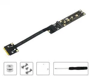 FOR Add On Cards Mini PCIe Male To Key M Female Adapter Mini PCI-E to NVME NGFF M.2 Key M Riser Converter for PCI-E Tester Extender FOR Add On Cards Mini PCIe Male To Key M Female Adapter Mini PCI-E to NVME NGFF M.2 Key M Riser Converter for PCI-E Tester Extender
