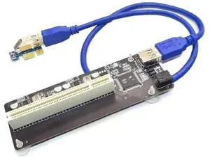 FOR PCIE PCI-E PCI Express X1 to PCI Riser Card Bus Card High Efficiency Adapter Converter USB 3.0 Cable for Desktop PC ASM1083 Chip FOR PCIE PCI-E PCI Express X1 to PCI Riser Card Bus Card High Efficiency Adapter Converter USB 3.0 Cable for Desktop PC ASM1083 Chip