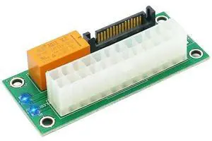 FOR Dual PSU Power Supply Adapter Board with LED ATX 24Pin to SATA Sync Starter Extender Cable Card Add2psu for Graphics Card FOR Dual PSU Power Supply Adapter Board with LED ATX 24Pin to SATA Sync Starter Extender Cable Card Add2psu for Graphics Card