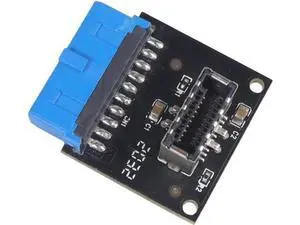 USB 3.1 Front Panel Socket to USB 3.0 20Pin Header Male Extension Cable Adapter for Motherboard Card 20P USB to Type-E Connector (1 Pcs) USB 3.1 Front Panel Socket to USB 3.0 20Pin Header Male Extension Cable Adapter for Motherboard Card 20P USB to Type-E Connector (1 Pcs)