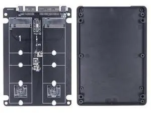 FOR Dual M.2 to SATA3.0 Adapter M.2 SATA Protocol SSD Adapter 2 Port NGFF M.2 B Key to SATA 3.0 6Gbps M2 to SATA Converter Card Case FOR Dual M.2 to SATA3.0 Adapter M.2 SATA Protocol SSD Adapter 2 Port NGFF M.2 B Key to SATA 3.0 6Gbps M2 to SATA Converter Card Case