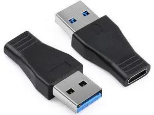 2pcs USB 3.0 Male to Type C Female Adapter Type A to C USB 3.0 Male to 3.1 Female Adapter Converter Support Data Sync & Charging 2pcs USB 3.0 Male to Type C Female Adapter Type A to C USB 3.0 Male to 3.1 Female Adapter Converter Support Data Sync & Charging