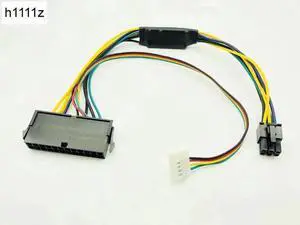 30cm ATX Main 24Pin to 6Pin PCI-E PSU Power Adapter Cable 18AWG Power Supply for HP Z220 Z230 SFF Server Workstation Motherboard 30cm ATX Main 24Pin to 6Pin PCI-E PSU Power Adapter Cable 18AWG Power Supply for HP Z220 Z230 SFF Server Workstation Motherboard
