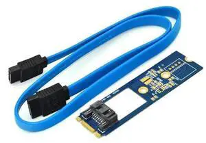 FOR M2 to SATA Adapter Converter Riser Card + SATA3.0 Cable 2280 Length NGFF M.2 SATA Protocol B+M Key to 7Pin Board for PC Computer FOR M2 to SATA Adapter Converter Riser Card + SATA3.0 Cable 2280 Length NGFF M.2 SATA Protocol B+M Key to 7Pin Board for PC Computer