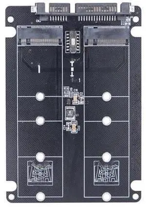 FOR Dual NGFF to SATA Adapter 2 Port M.2 SATA SSD B Key to SATA3.0 6Gbps Riser Board Converter for 2230 2242 2260 2280 M2 SSD for PC FOR Dual NGFF to SATA Adapter 2 Port M.2 SATA SSD B Key to SATA3.0 6Gbps Riser Board Converter for 2230 2242 2260 2280 M2 SSD for PC
