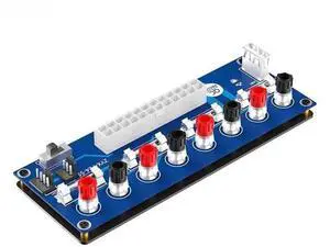 FOR 20Pin/24Pin ATX Power Breakout Adapter Power Supply Splitter Module with 5V USB Port Insulation Plastic Base Power Switch for PC FOR 20Pin/24Pin ATX Power Breakout Adapter Power Supply Splitter Module with 5V USB Port Insulation Plastic Base Power Switch for PC
