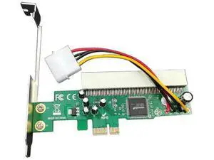 FOR PCIE to PCI Adapter PCI Express X1 to PCI Expansion Card Riser ASM1083 Chipset PCI-E Converter Adapter with 4Pin Power Connector FOR PCIE to PCI Adapter PCI Express X1 to PCI Expansion Card Riser ASM1083 Chipset PCI-E Converter Adapter with 4Pin Power Connector