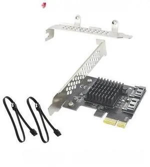 FOR SATA PCI E Adapter 2 Port SATA 3.0 to PCIe X1 Expansion Adapter Card SATA 3 PCI-e PCI Express Converter ASM1061 FOR SATA PCI E Adapter 2 Port SATA 3.0 to PCIe X1 Expansion Adapter Card SATA 3 PCI-e PCI Express Converter ASM1061