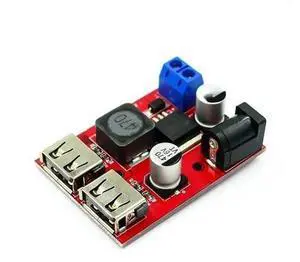 LM2596 LM2596S Dual USB DC-DC 9V 12V 24V 36V to 5V 3A Step Down Buck Converter Board Car Charger Solar Power Supply Module LM2596 LM2596S Dual USB DC-DC 9V 12V 24V 36V to 5V 3A Step Down Buck Converter Board Car Charger Solar Power Supply Module