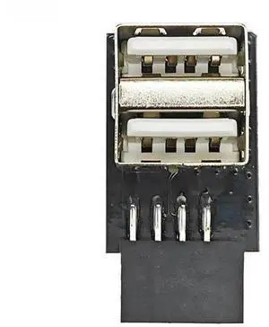FOR 9Pin To USB 2.0 Adapter Expansion Board Motherboard 9P to 2x USB Conversion USB2.0 9Pin to A Female Double Layer for USB Device FOR 9Pin To USB 2.0 Adapter Expansion Board Motherboard 9P to 2x USB Conversion USB2.0 9Pin to A Female Double Layer for USB Device