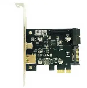 FOR PCI-Express PCI-e To USB 3.1 Type-C Riser Post Card PCIe to USB-C 2.4A Fast Charger+19PIN Front USB Expansion Adapter Card FOR PCI-Express PCI-e To USB 3.1 Type-C Riser Post Card PCIe to USB-C 2.4A Fast Charger+19PIN Front USB Expansion Adapter Card