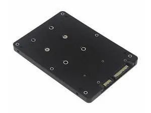 Mini PCI-E mSATA SSD to 2.5" SATA Adapter Card with Case-Black Mini PCI-E mSATA SSD to 2.5" SATA Adapter Card with Case-Black