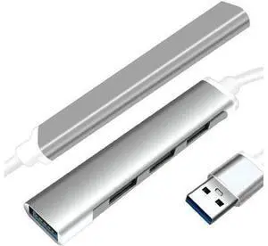 4 Port Powered USB 3.0 Hub Splitter, Ultra Slim USB Data Hub for MacBook Air, Laptop, iMac,PC, USB Flash Drives, Hard Drive -Gray 4 Port Powered USB 3.0 Hub Splitter, Ultra Slim USB Data Hub for MacBook Air, Laptop, iMac,PC, USB Flash Drives, Hard Drive -Gray